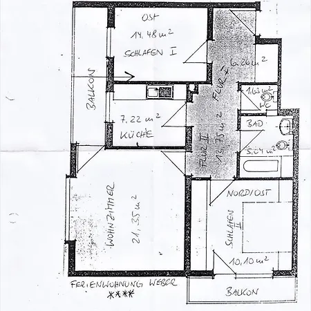 Apartment Ferienwohnung Weber *
